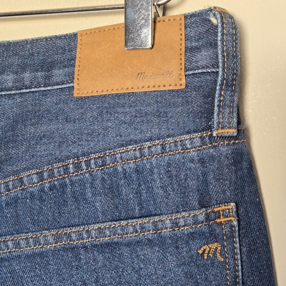 NWOT Madewell Baggy Straight Balloon Jeans in Dark Worn Indigo Wash Size 30 - Picture 9 of 12